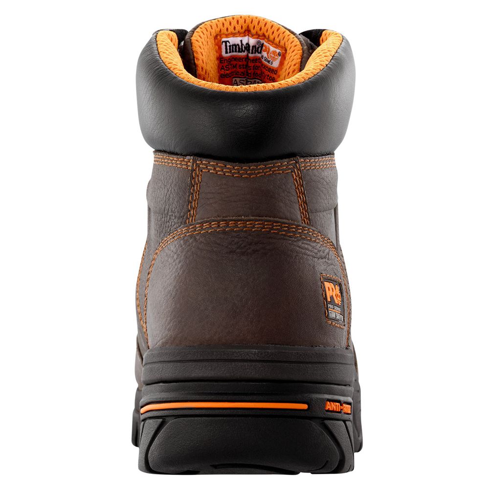 Bocanci De Muncă Timberland Barbati Maro - Pro® Helix 6\" Alloy Toe - Romania - DGICRK658